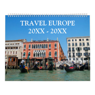 Calendário viagem Europa a 24 meses