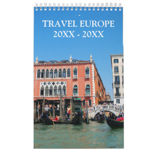 Calendário viagem Europa a 24 meses