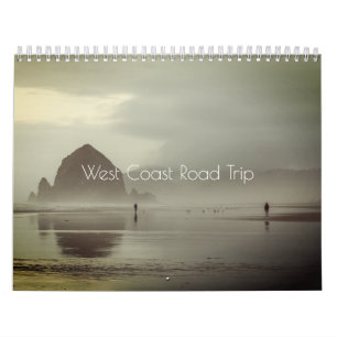 Calendário Viagem por estrada da costa oeste