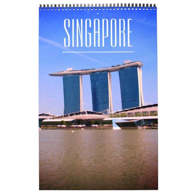 Calendário viagem por singapura (Capa)