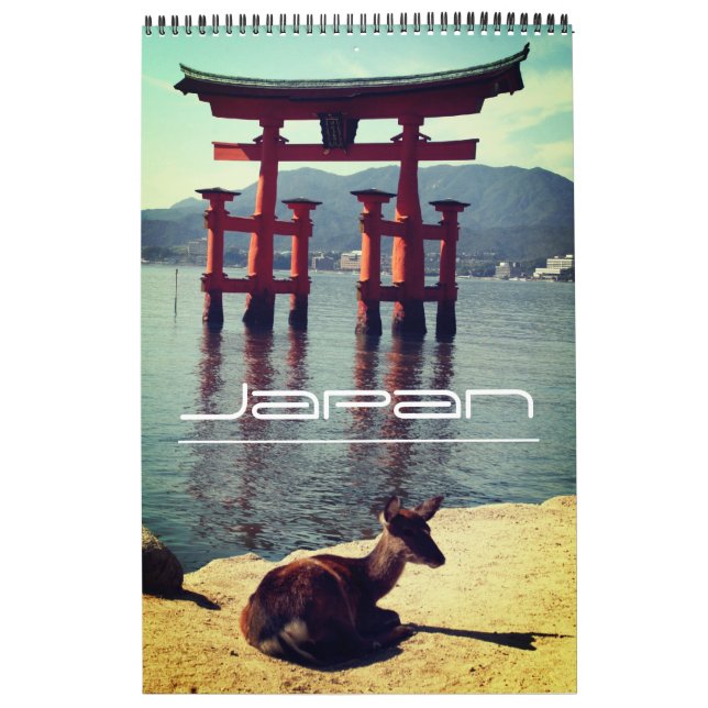 Calendário viagens japão (Capa)