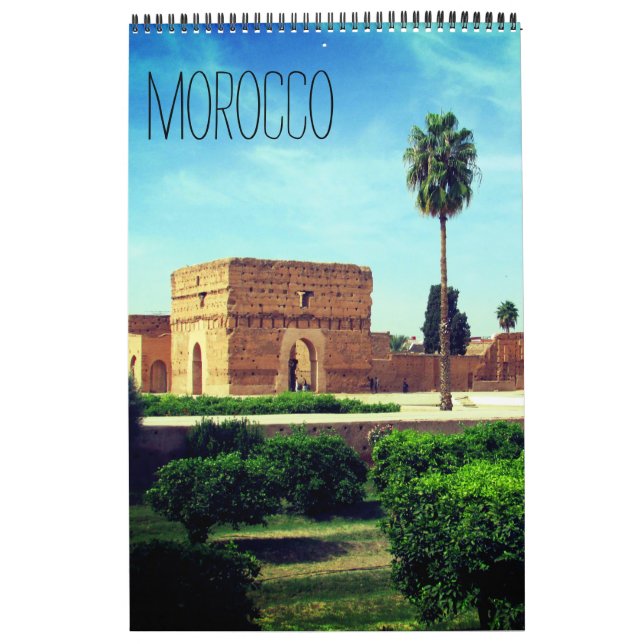 Calendário viagens morocco (Capa)