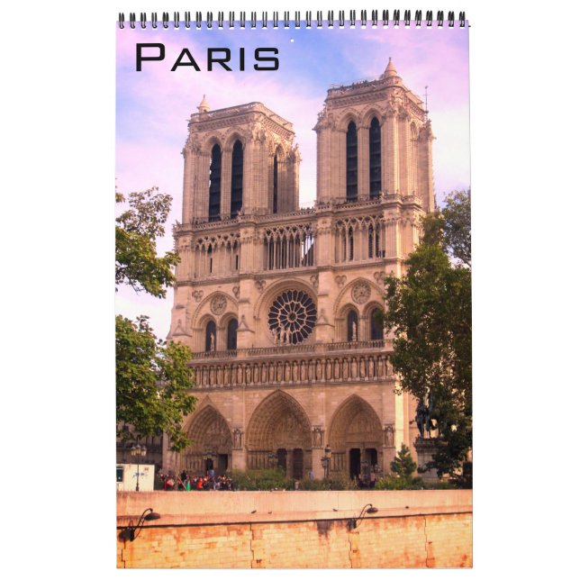 Calendário viagens para paris (Capa)