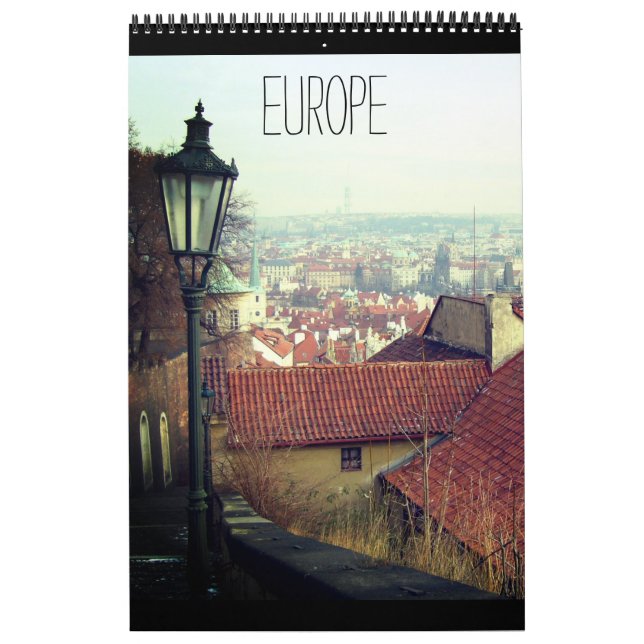 Calendário viagens pela europa (Capa)