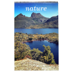 Calendário viagens pela natureza
