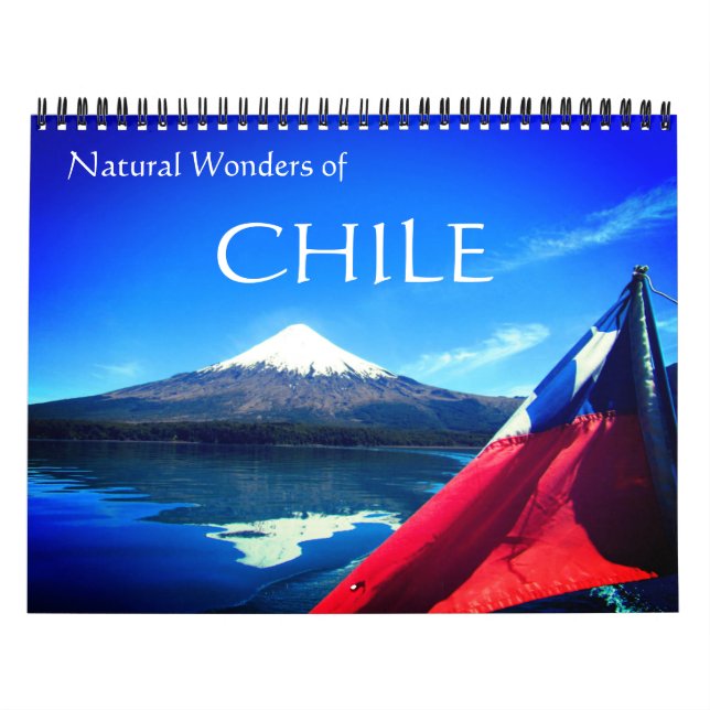 Calendário viagens pelo chile 2027 (Capa)