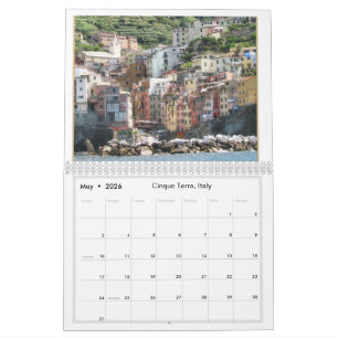 Calendário Viajando pela Itália 20XX