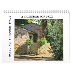 Calendário Viajando pela Itália 20XX