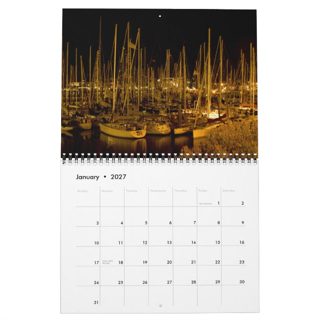 Calendário Victoria na noite (Jan 2027)