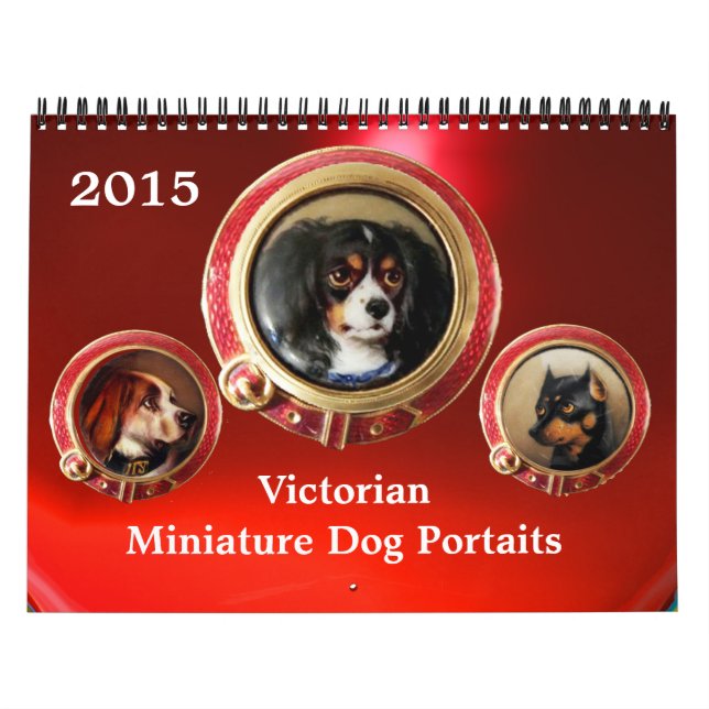 CALENDÁRIO VICTORIAN ENAMELS/MINIATURE DOG PORTRAITS 2017 (Capa)