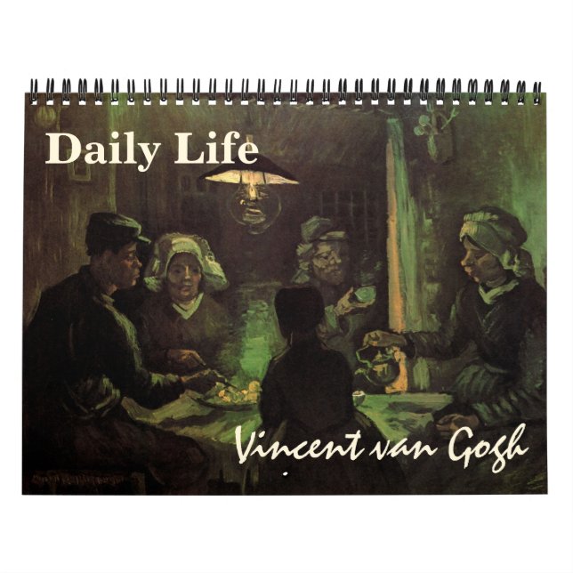 Calendário Vida Diária de Vincent van Gogh, Pós-Impressionism (Capa)