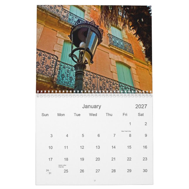 Calendário Vida francesa 2013 (Jan 2027)