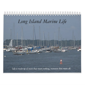 Calendário Vida marinha de Long Island