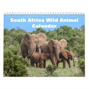 Calendário Vida Selvagem da África do Sul 2027