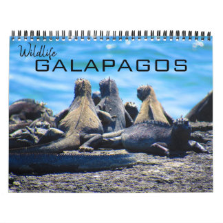 Calendário vida selvagem galapagos 2027