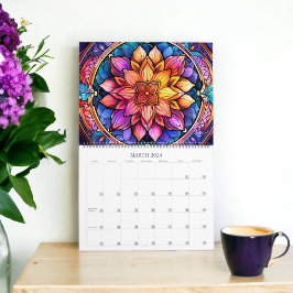 Calendário Vidro Estido Mandela