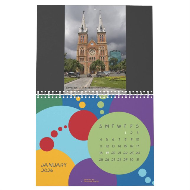 CALENDÁRIO VIETNAM NAS IMAGENS 2010 (Jan 2026)