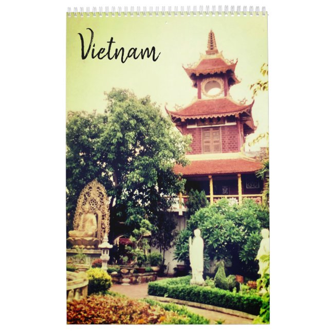 Calendário vietnam travels 2025 (Capa)