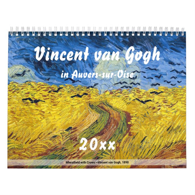 Calendário Vincent van Gogh em Auvers-sur-Oise (Capa)