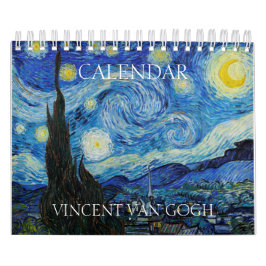 CALENDÁRIO VINCENT VAN GOGH FINE ART