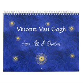 Calendário Vincent Van Gogh Fine Art & Cotes