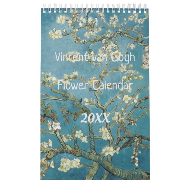 Calendário Vincent van Gogh Flowers Calendar (Capa)