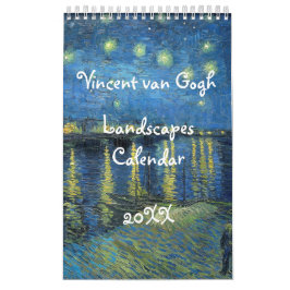 Calendário Vincent van Gogh Landscapes