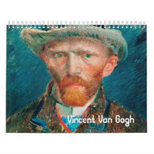 Calendário Vincent Van Gogh Masterworks Vintage Art