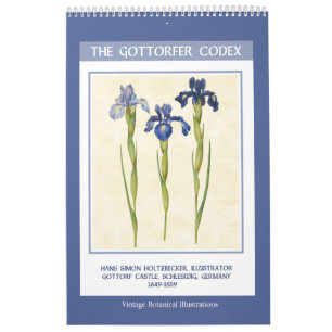 Calendário Vintage Botanical - The Gottorfer Codex 2022