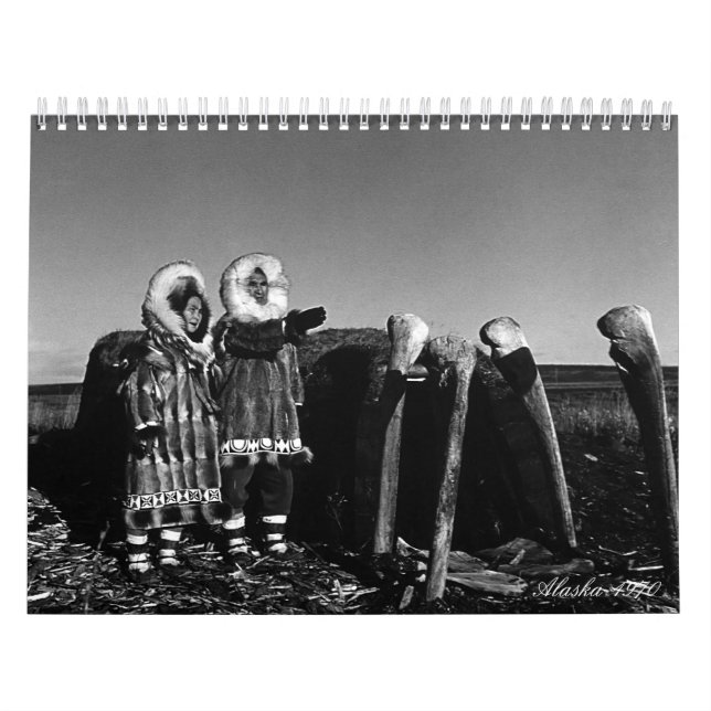 Calendário Vintage EUA Alaska 1970 (Capa)