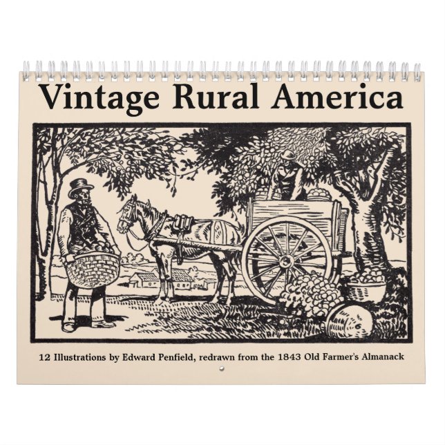 Calendário Vintage Rural America (Capa)