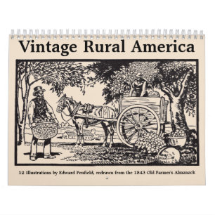 Calendário Vintage Rural America