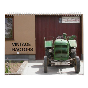 Calendário Vintage Trators Calendar 2022