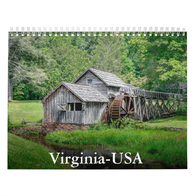 Calendário Virginia-EUA (Capa)