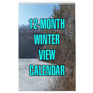 Calendário Visão de Inverno de 12 Meses