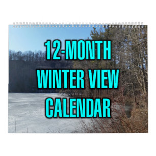 Calendário Visão de Inverno de 12 Meses