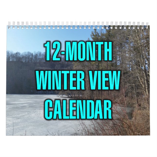 Calendário Visão de Inverno de 12 Meses (Capa)
