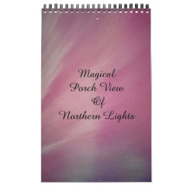 Calendário Visão Magnética das Luzes do Norte / Uma /