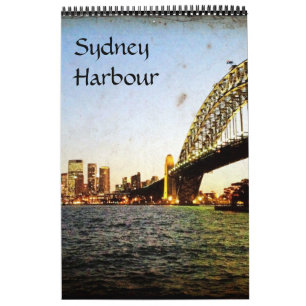 Calendário visões do sydney harbor