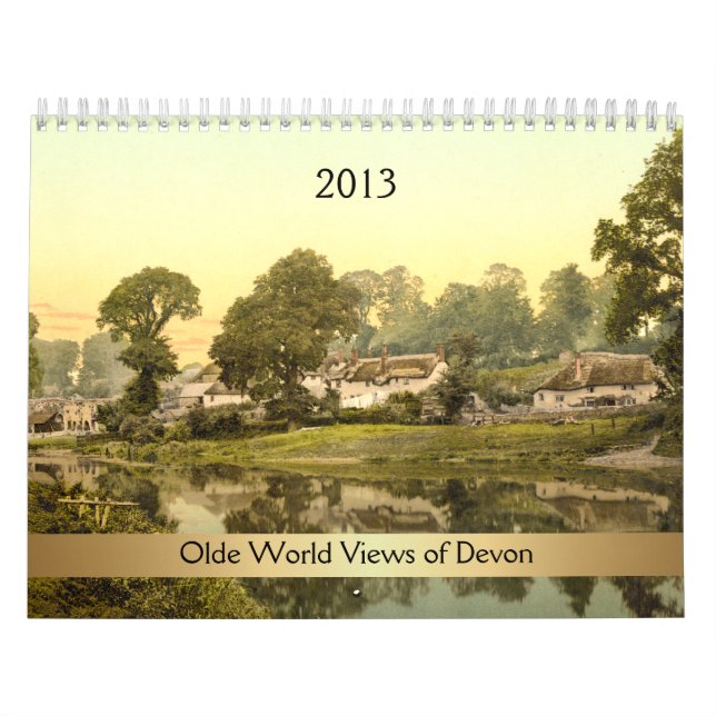 Calendário Visões mundiais 2013 de Olde de Devon (Capa)