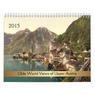 Calendário Visões mundiais 2015 de Olde de Upper Austria