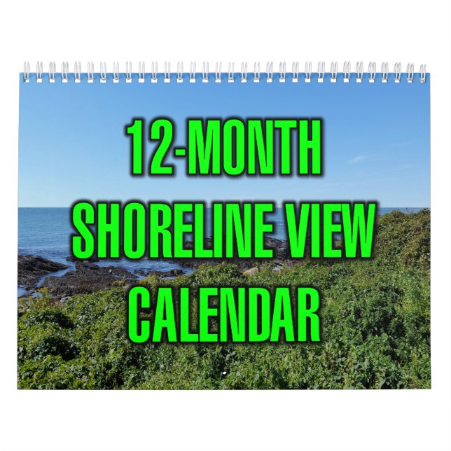 Calendário Vista da Costa em 12 Meses (Capa)