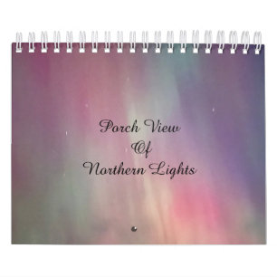 Calendário Vista Da Porta Das Luzes Do Norte / Três /