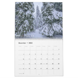 Calendário Vistas da Itália, França e Califórnia