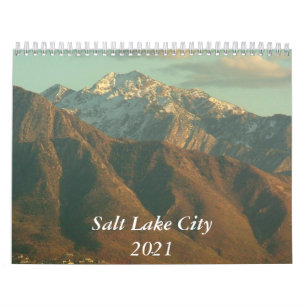 Calendário Vistas de Salt Lake City - 2021