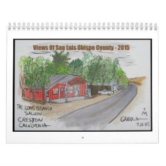 Calendário Vistas de San Luis Obispo County