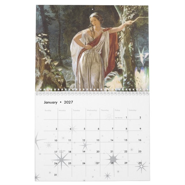Calendário Vitoriano de Faerie Folk (Jan 2027)
