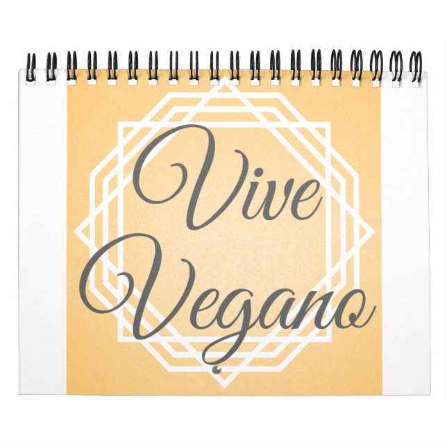Calendário Vive vegano | Live vegan (Capa)