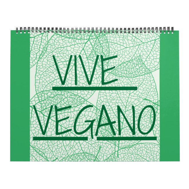 Calendário Vive vegano | Vegan vivo (Capa)
