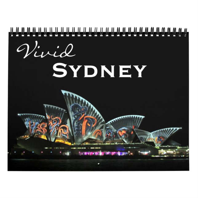 Calendário Vivid Sydney 2027 (Capa)